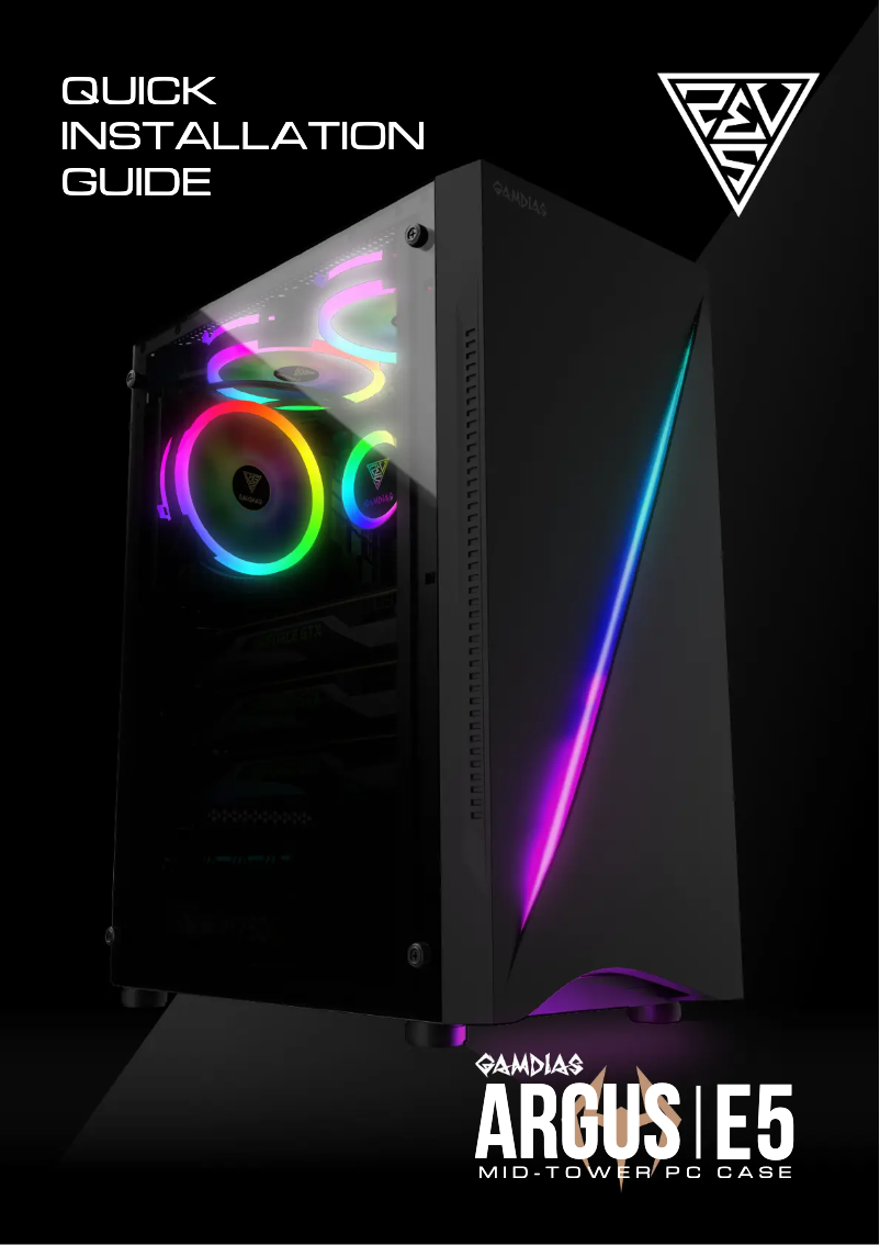 Página 1 del manual Manual de usuario Gamdias Argus E5