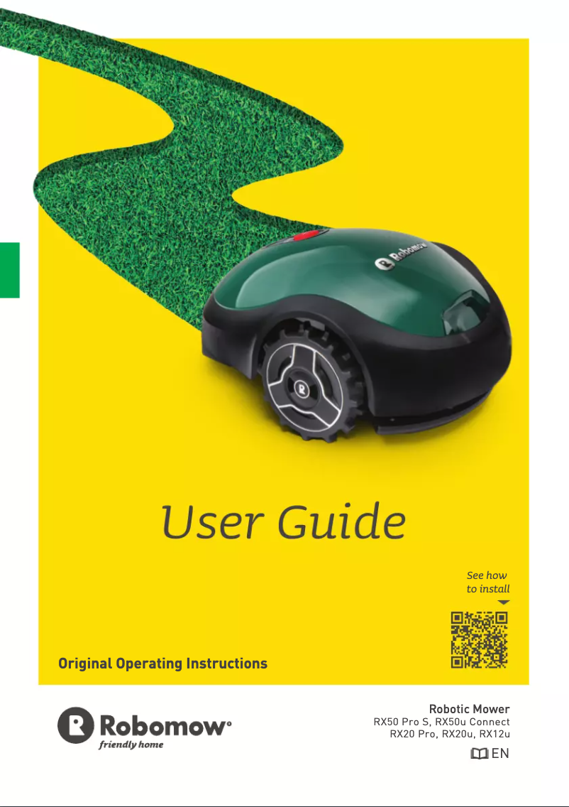 Imagen de la primera página del manual del dispositivo RX50 Pro S