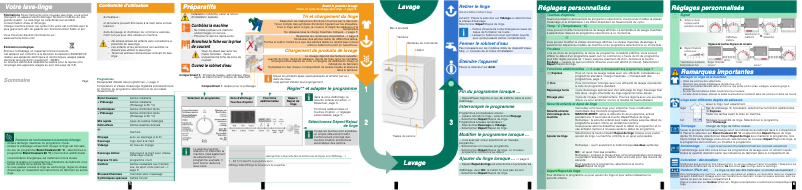 Imagen de la primera página del manual del dispositivo WM16E461FG