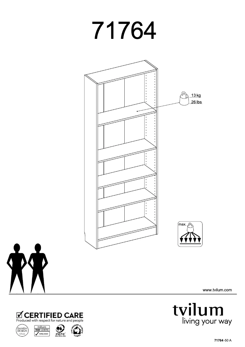 Página 1 del manual Manual de usuario Tvilum 71764