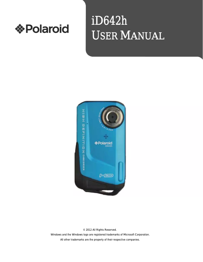 Página 1 del manual Manual de usuario Polaroid iD642h