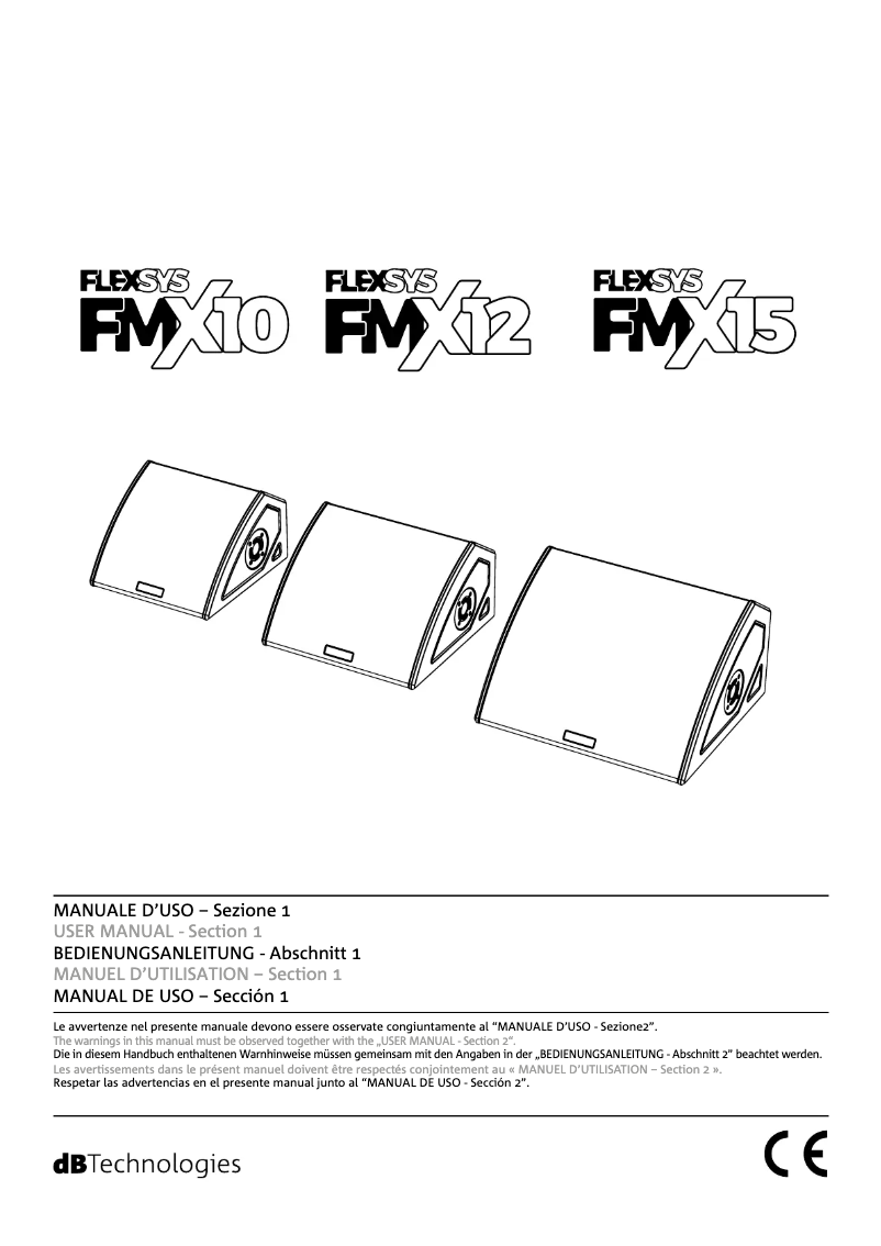 Imagen de la primera página del manual del dispositivo FMX15