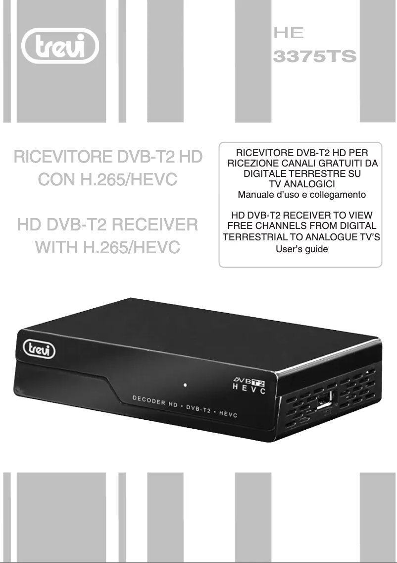 Imagen de la primera página del manual del dispositivo HE 3375 TS