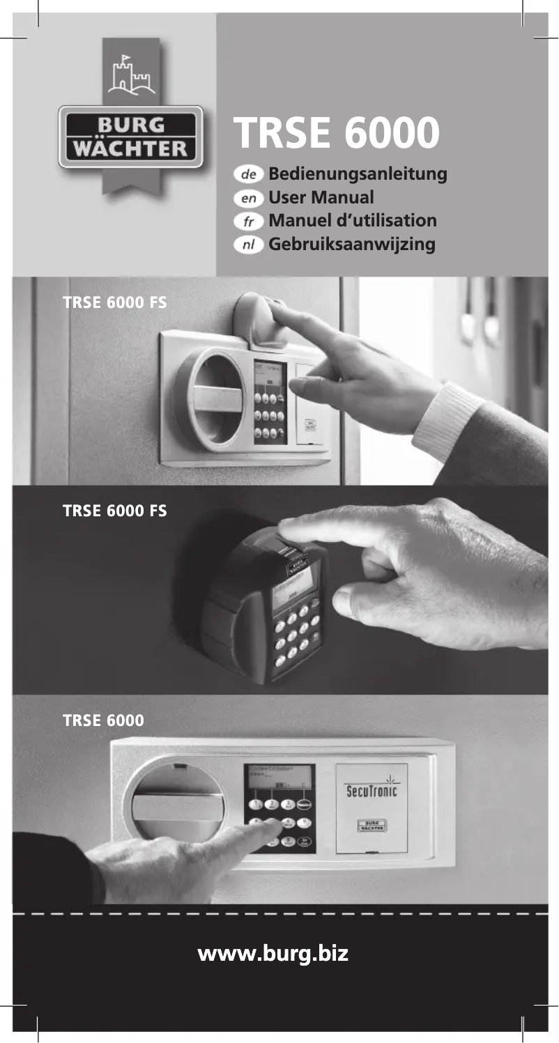 Imagen de la primera página del manual del dispositivo TRSE 6000