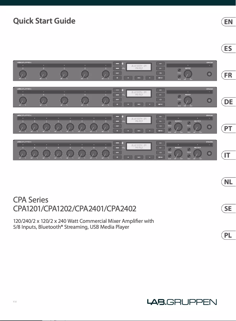 Imagen de la primera página del manual del dispositivo CPA1202