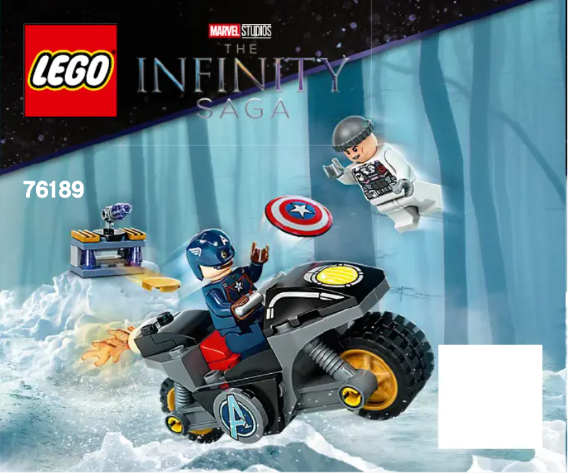 Página 1 del manual Instrucciones visuales Lego Marvel Studios 76189