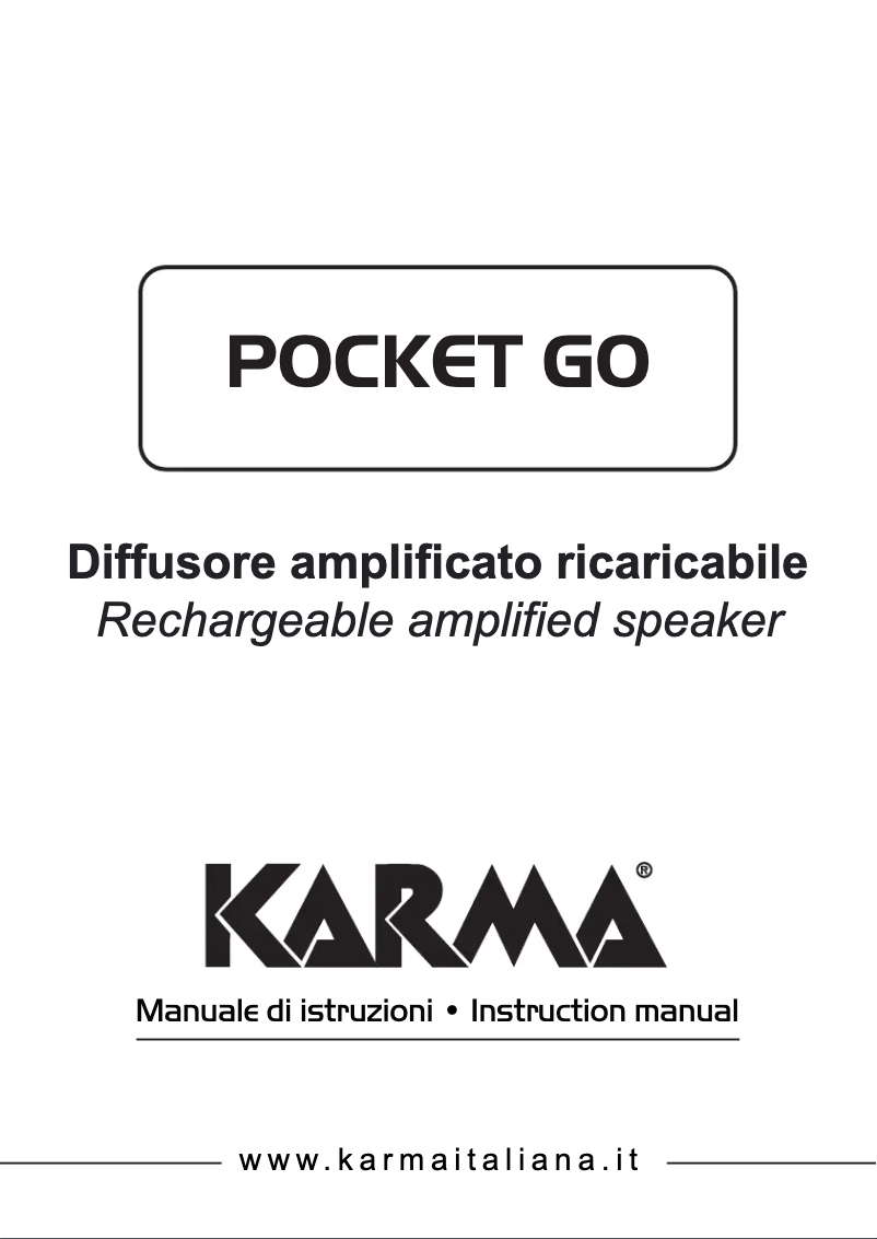 Página nº 1 - Manual de usuario Karma Pocket Go
