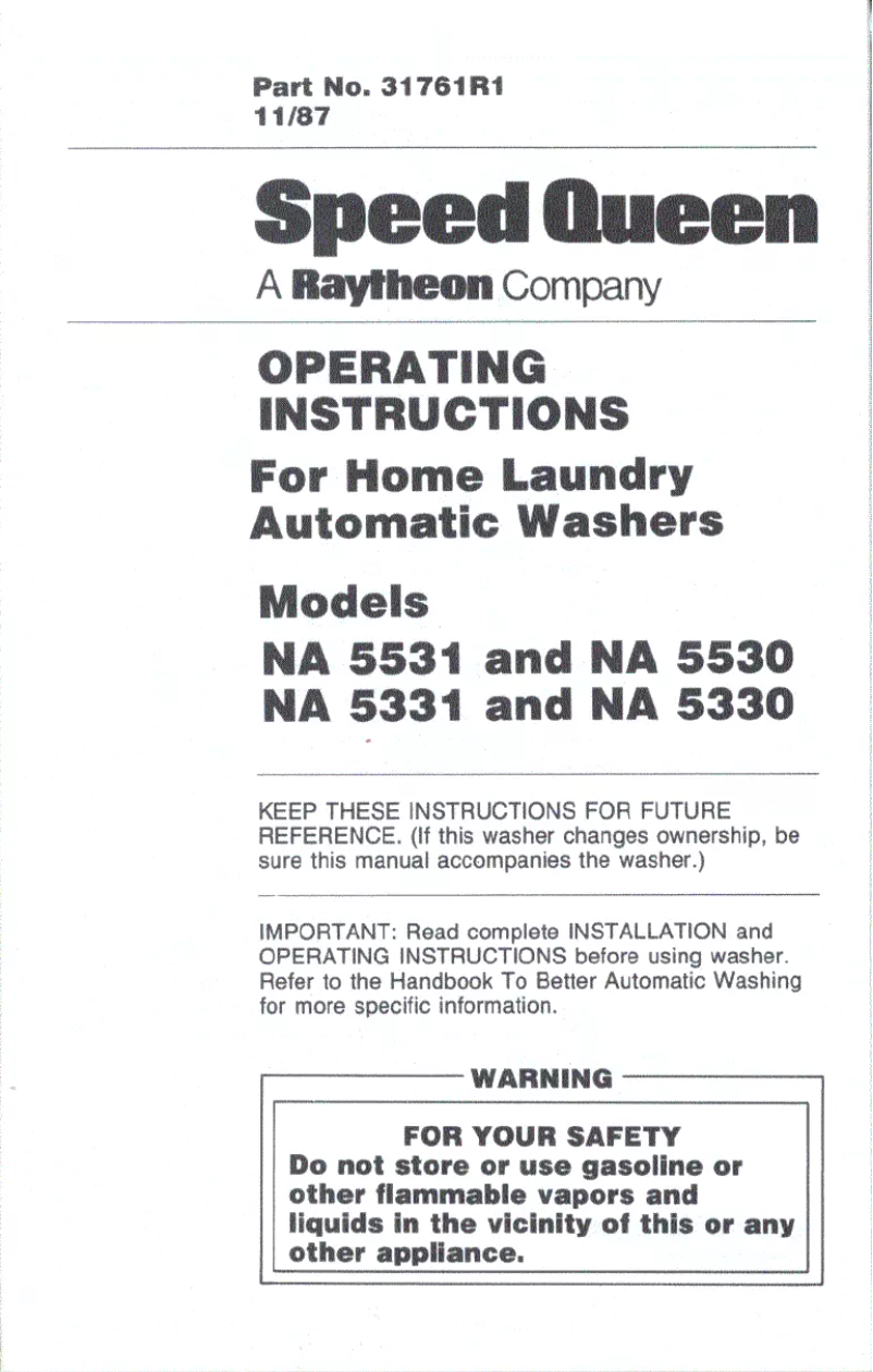 Imagen de la primera página del manual del dispositivo NA5331W