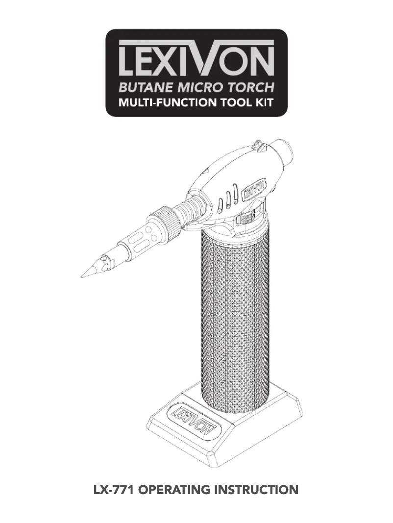 Imagen de la primera página del manual del dispositivo LX-771