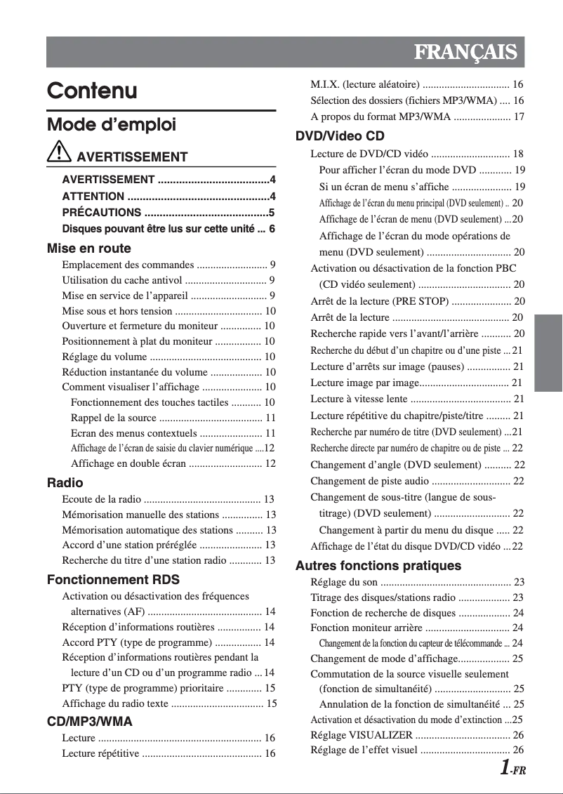 Imagen de la primera página del manual del dispositivo IVA-D300R