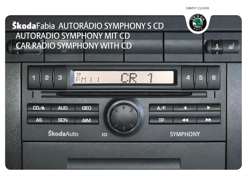 Imagen de la primera página del manual del dispositivo Symphony