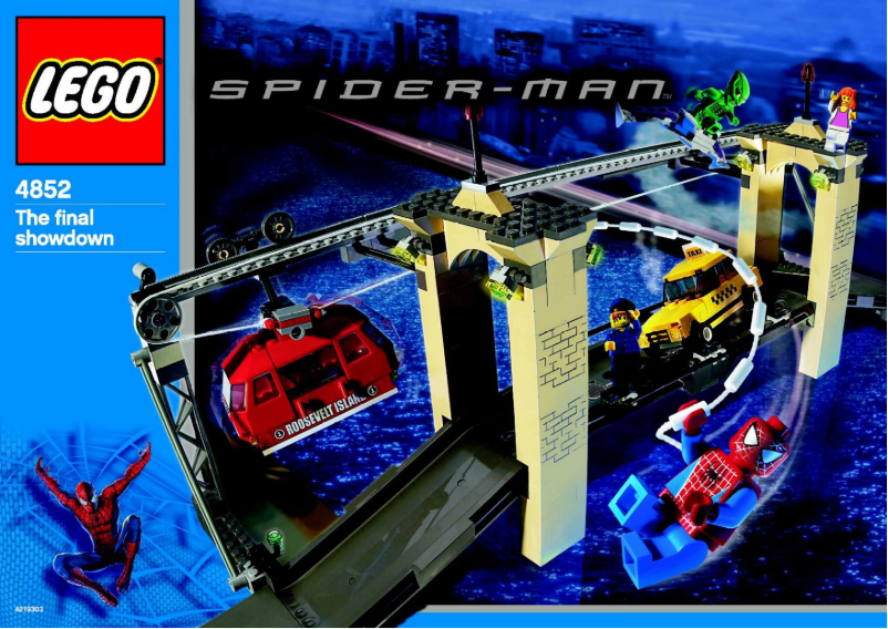 Página 1 del manual Manual de usuario Lego Spiderman 4852