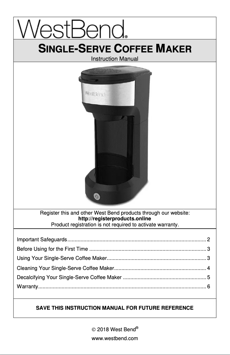 Imagen de la primera página del manual del dispositivo 56901