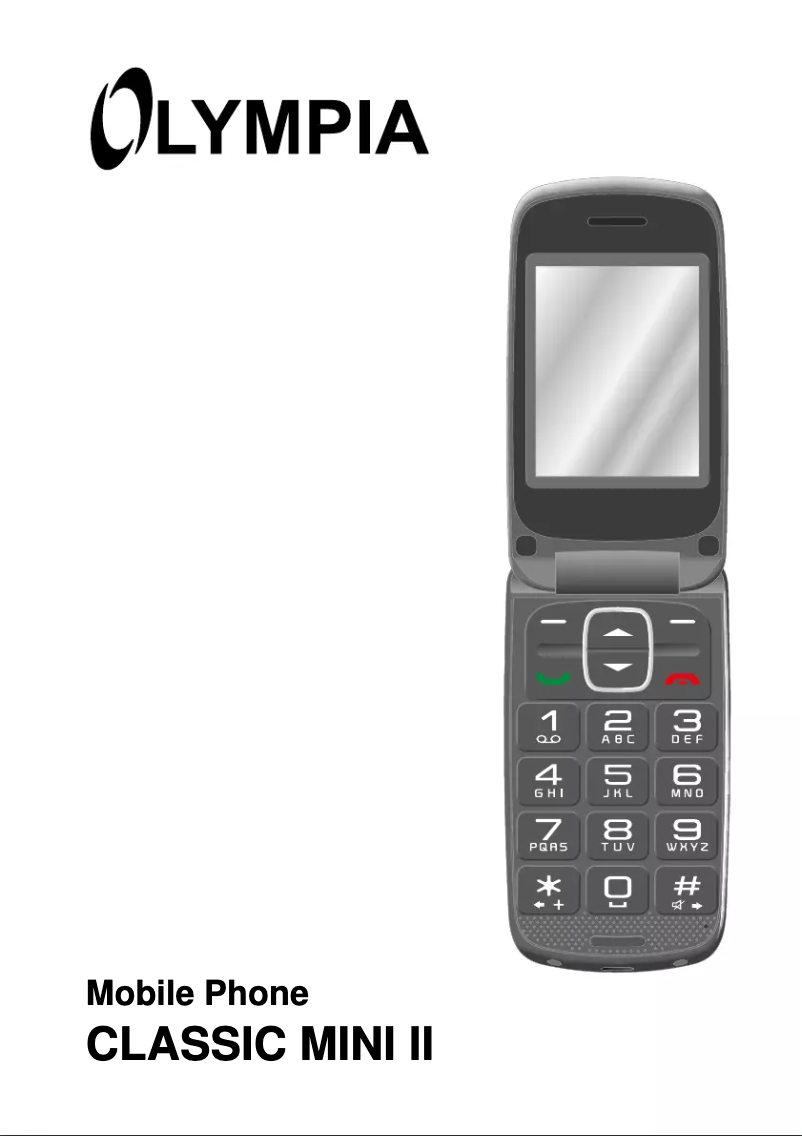 Página 1 del manual Manual de usuario Olympia Classic Mini II