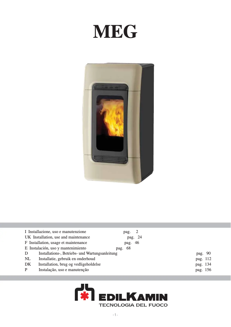 Imagen de la primera página del manual del dispositivo MEG