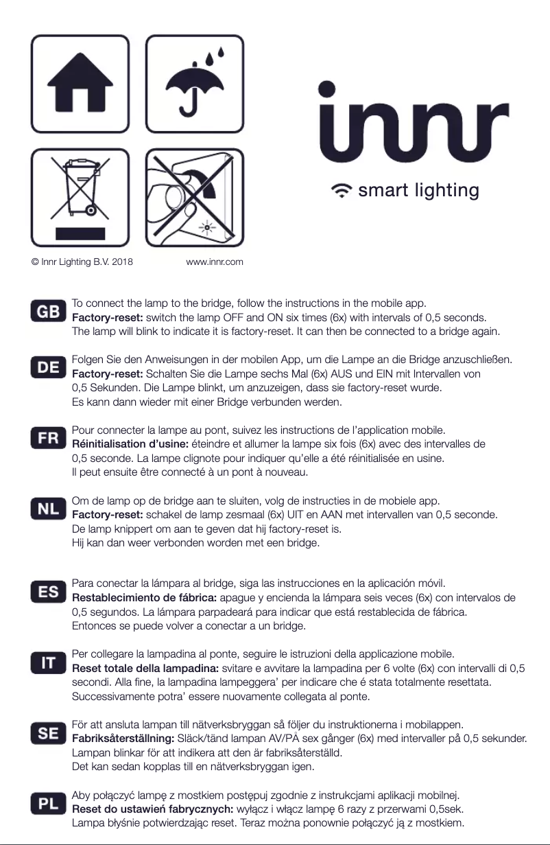 Imagen de la primera página del manual del dispositivo RS 230 C