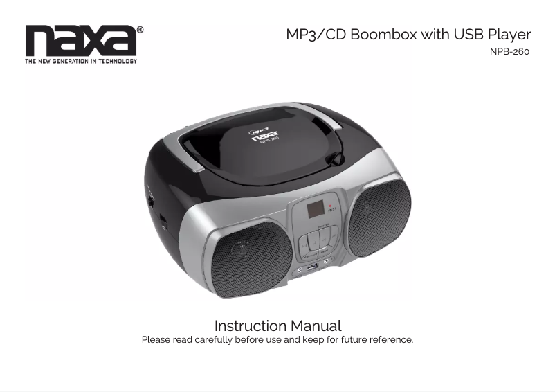 Imagen de la primera página del manual del dispositivo NPB-260