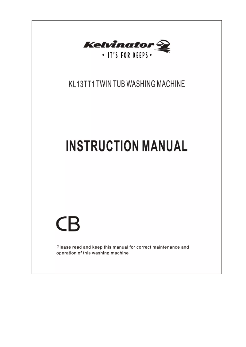 Imagen de la primera página del manual del dispositivo KL13TT1