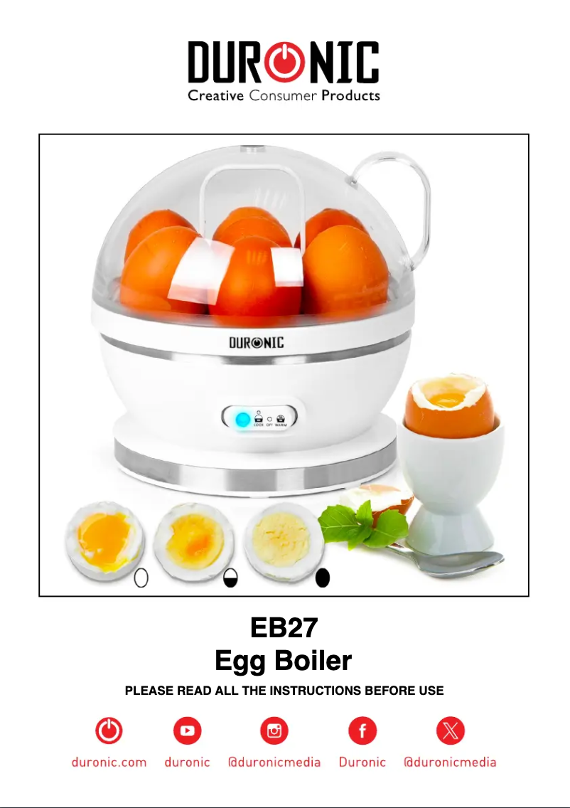 Imagen de la primera página del manual del dispositivo EB27