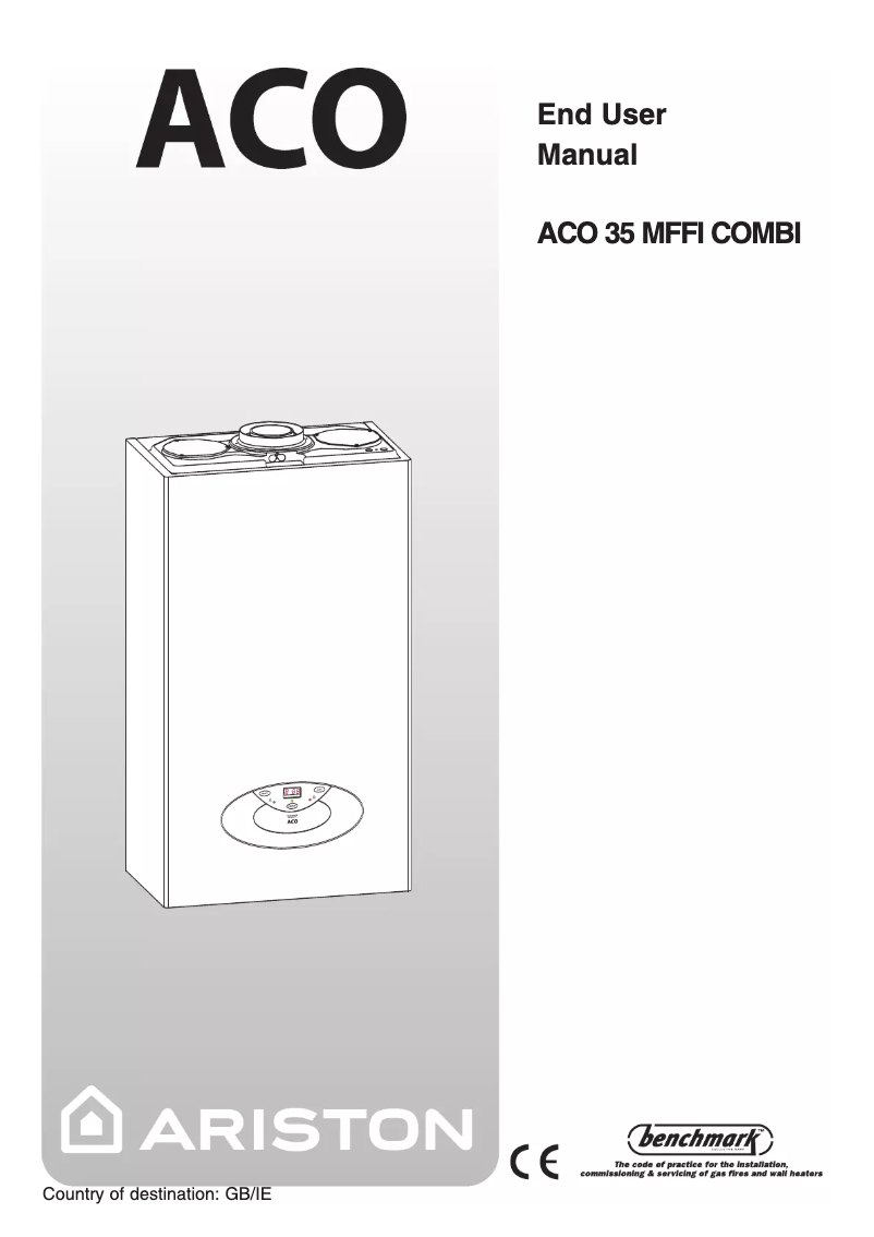 Imagen de la primera página del manual del dispositivo ACO35 MFFI COMBI