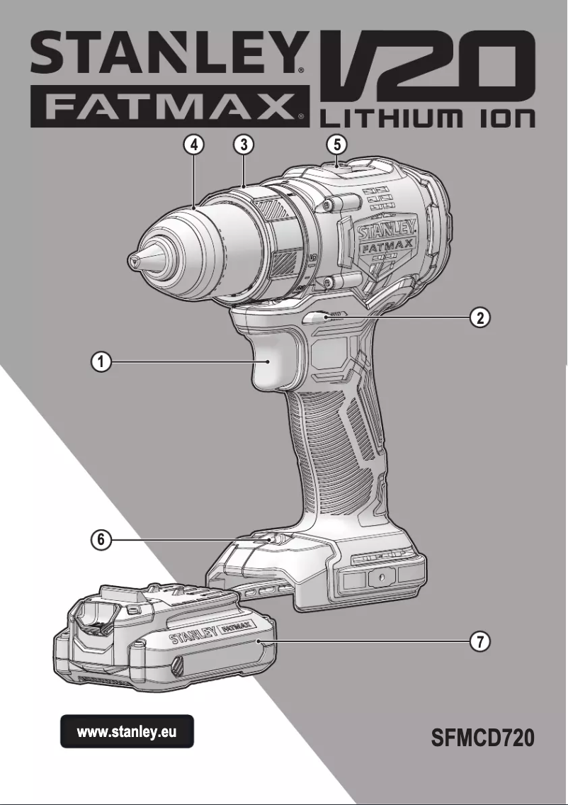 Imagen de la primera página del manual del dispositivo SFMCD720