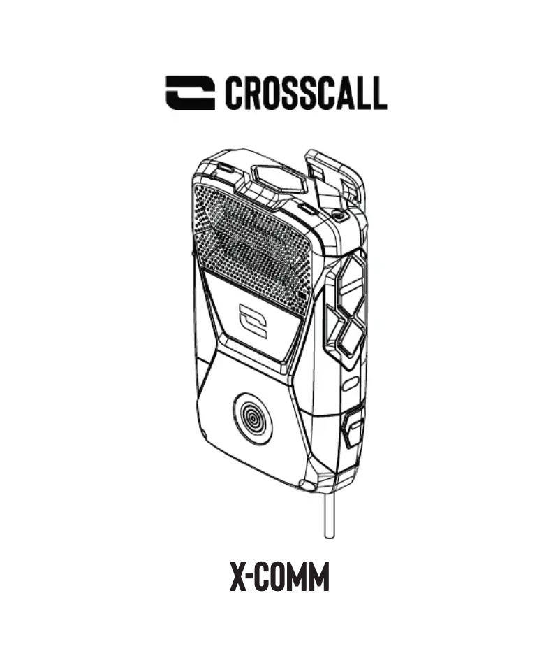 Imagen de la primera página del manual del dispositivo X-COMM