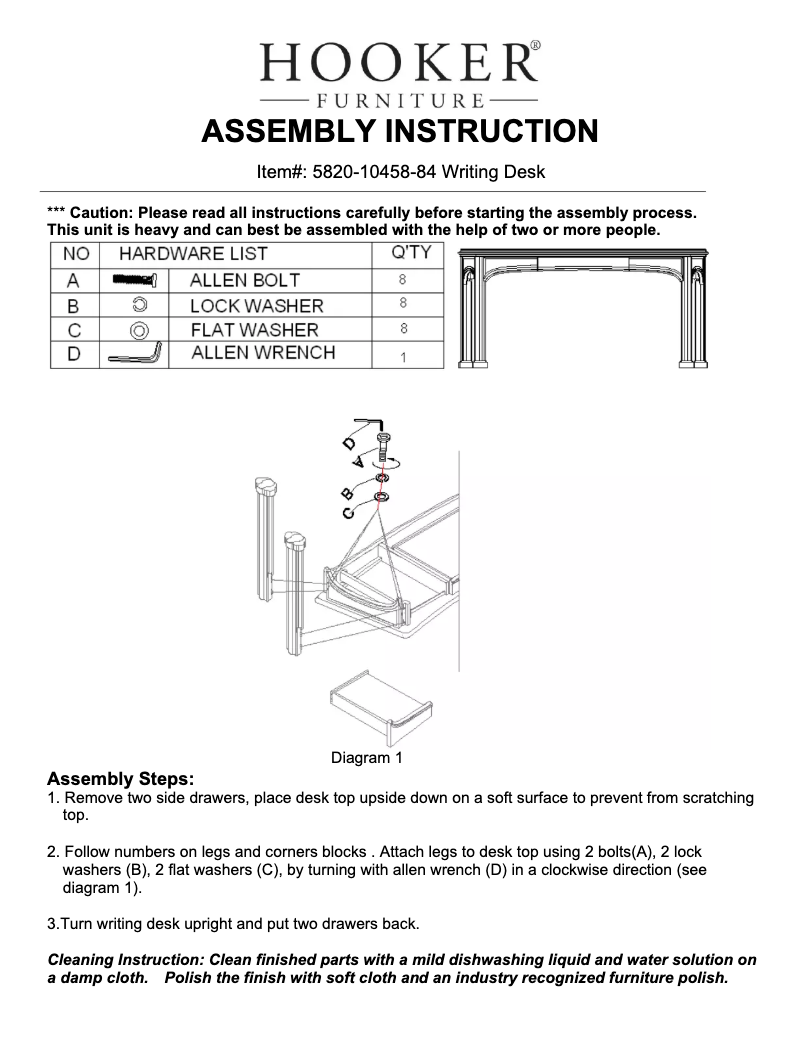 Imagen de la primera página del manual del dispositivo 5820-10458-84