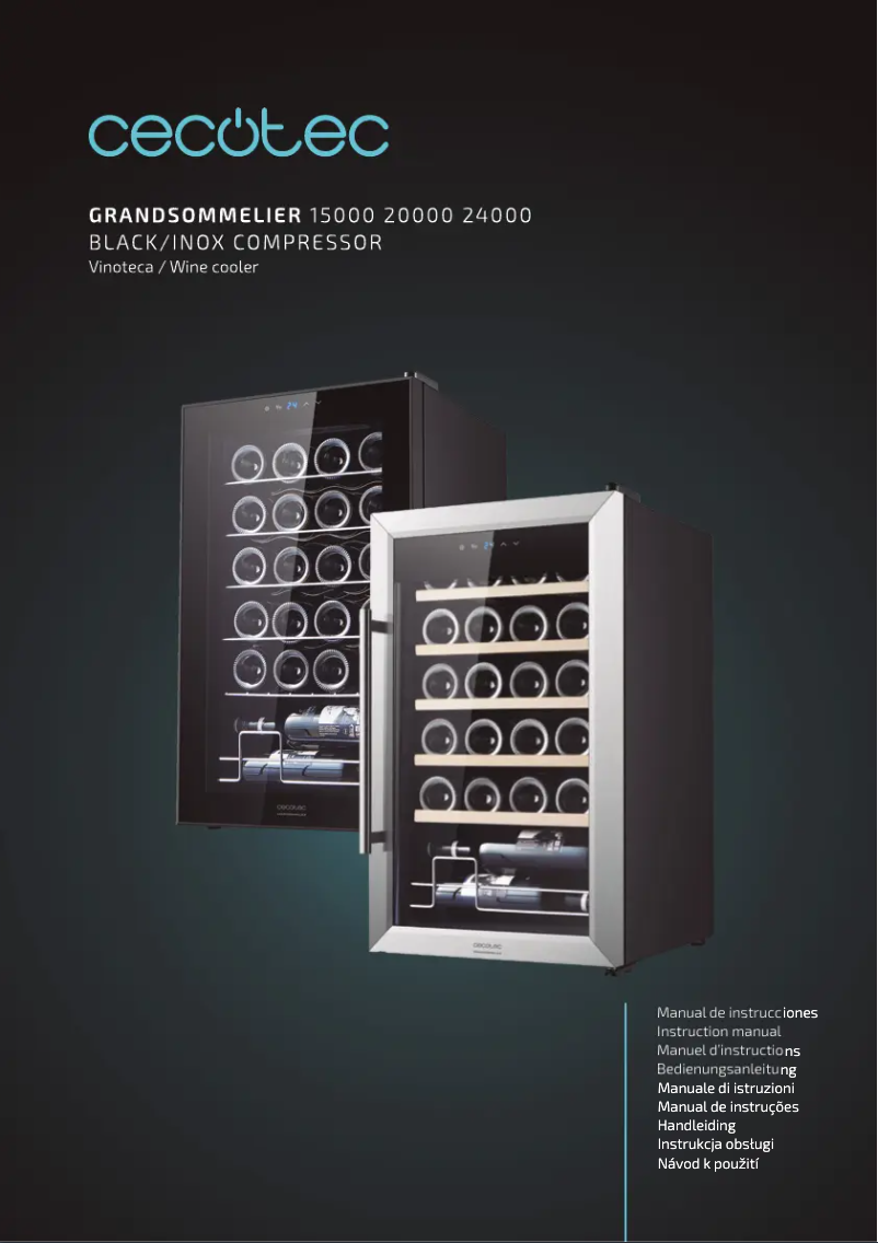 Imagen de la primera página del manual del dispositivo GrandSommelier 20000