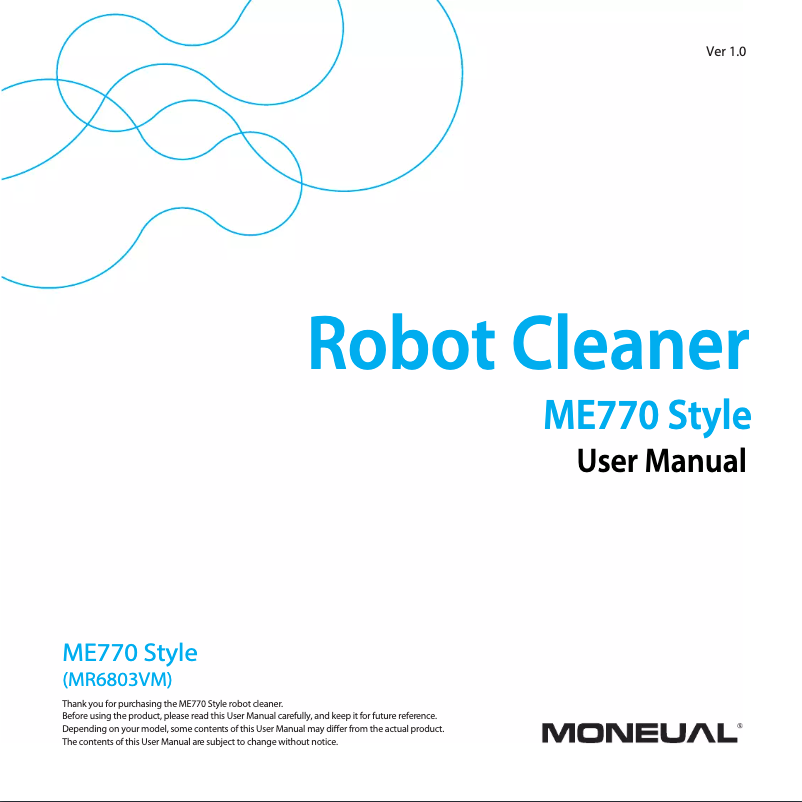 Página 1 del manual Manual de usuario Moneual ME770 Style