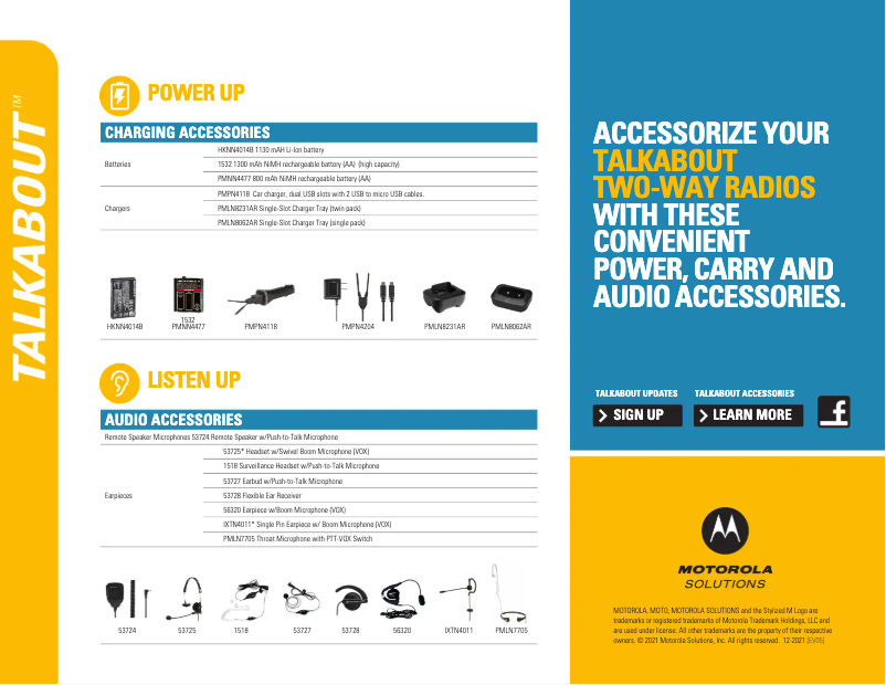 Imagen de la primera página del manual del dispositivo TALKABOUT T803
