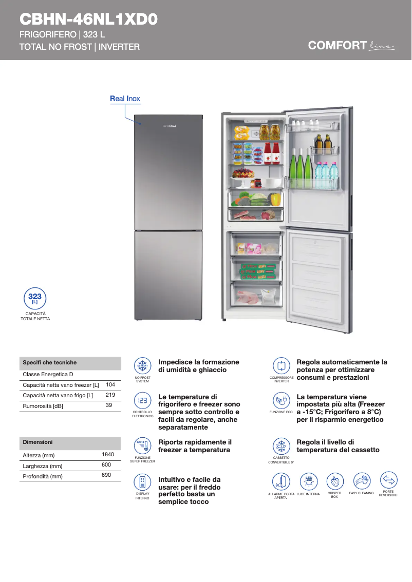 Página 1 del manual Instrucciones / montaje Hyundai CBHN-46NL1XD0