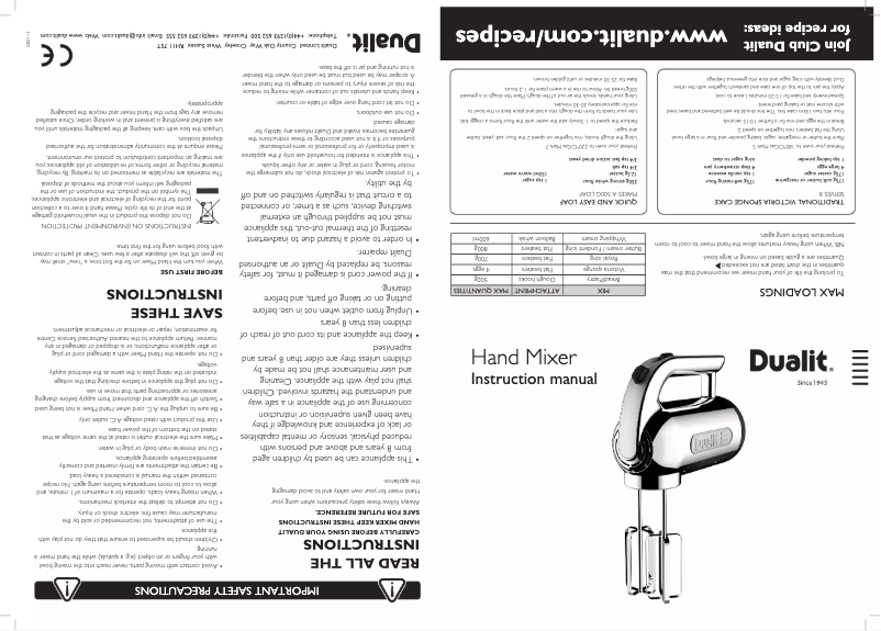 Imagen de la primera página del manual del dispositivo 89326