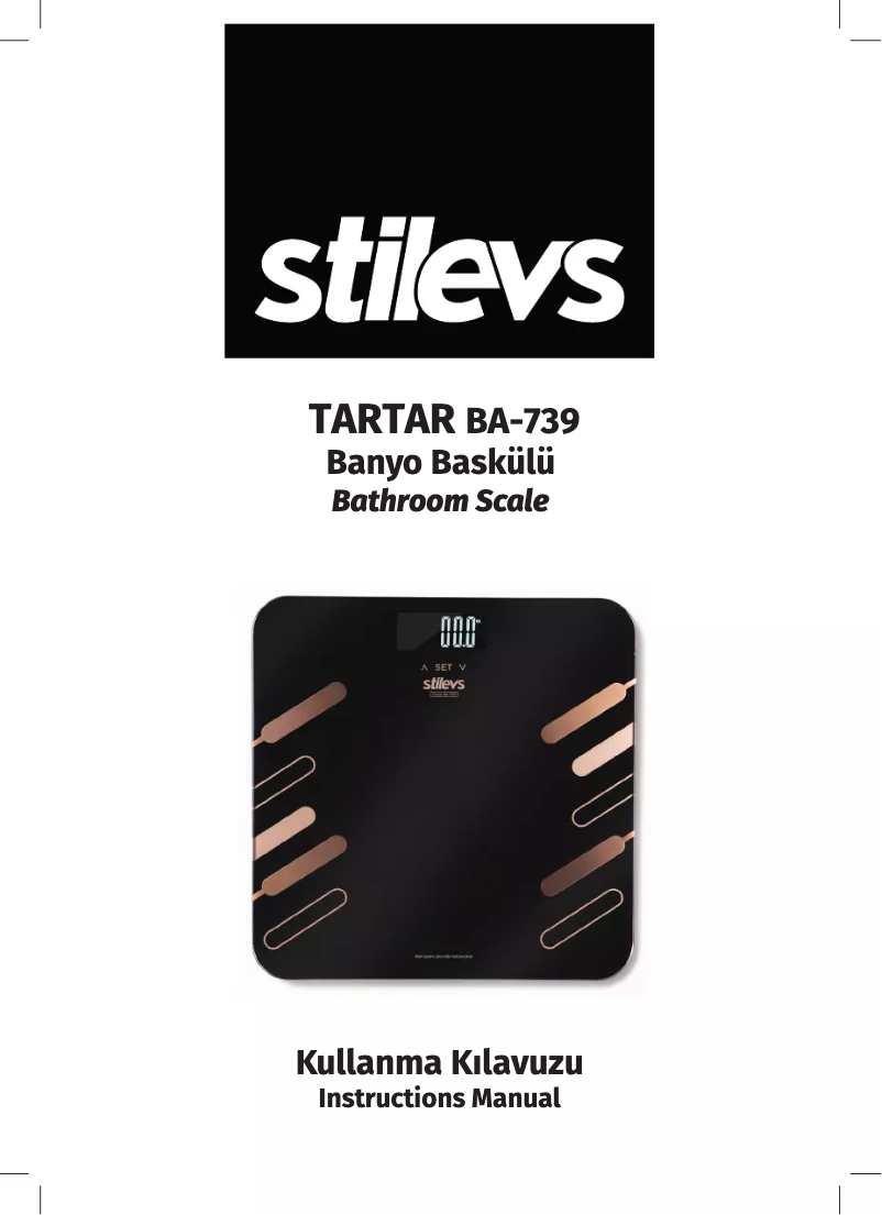 Imagen de la primera página del manual del dispositivo Tartar BA-739