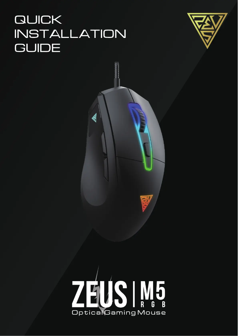 Página 1 del manual Manual de usuario Gamdias Zeus M5