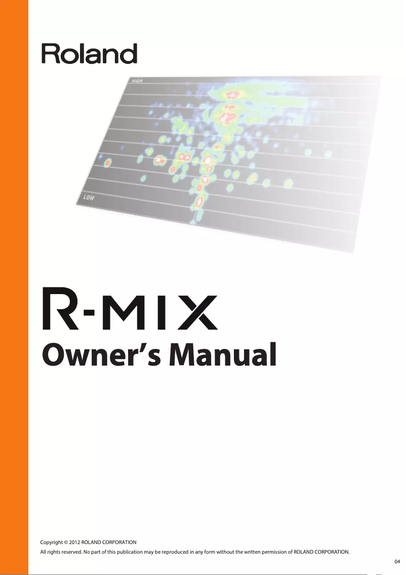 Imagen de la primera página del manual del dispositivo R-MIX