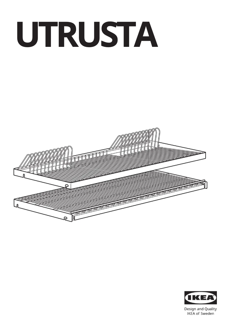 Página 1 del manual Manual de usuario Ikea UTRUSTA 002.153.12