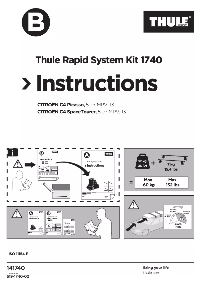 Imagen de la primera página del manual del dispositivo Rapid System Kit 1740
