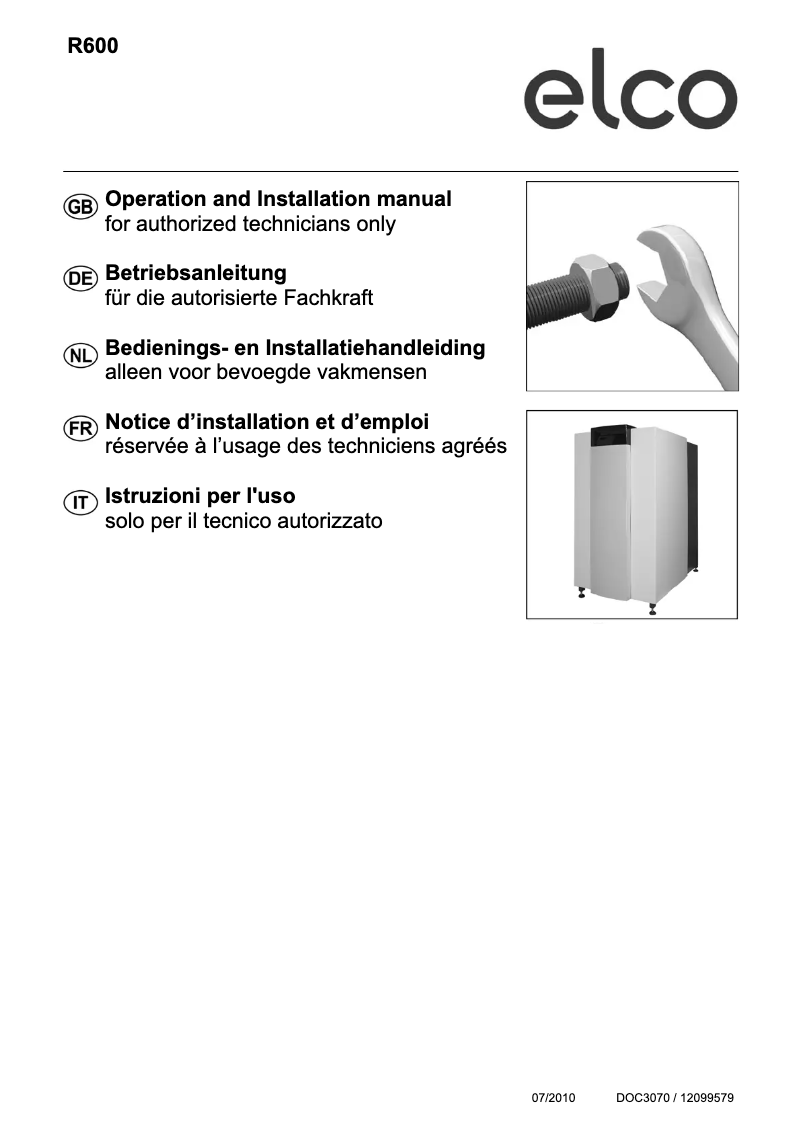 Imagen de la primera página del manual del dispositivo LMS R600