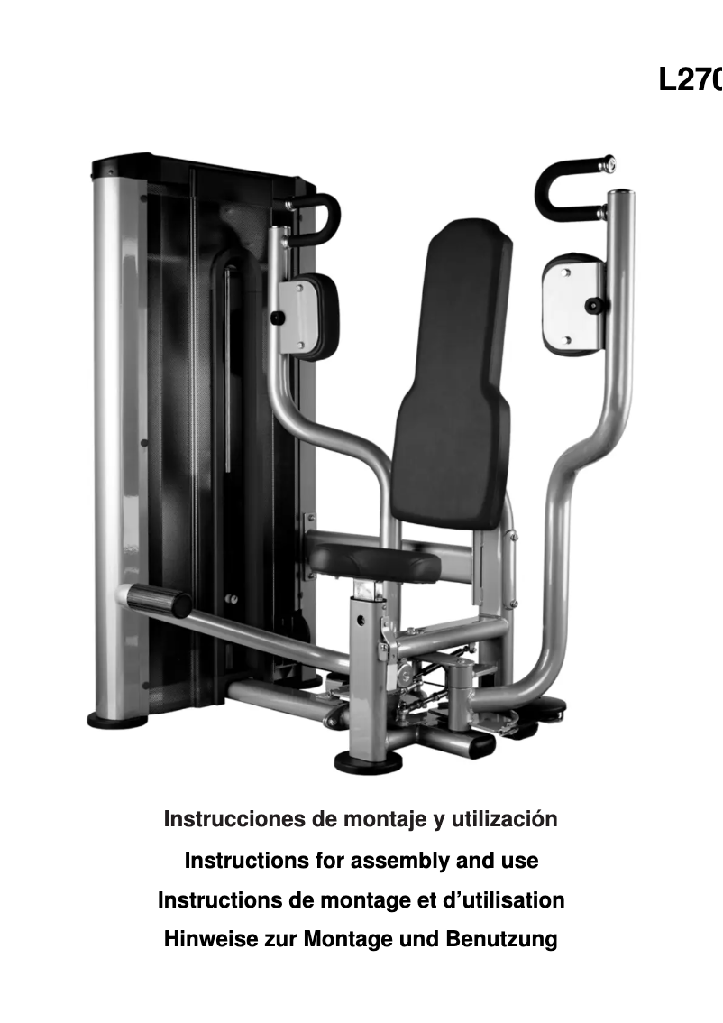 Imagen de la primera página del manual del dispositivo L270