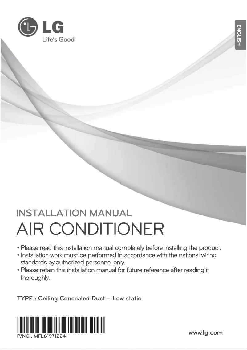 Página 1 del manual Manual de usuario LG ABNQ18GL2A0