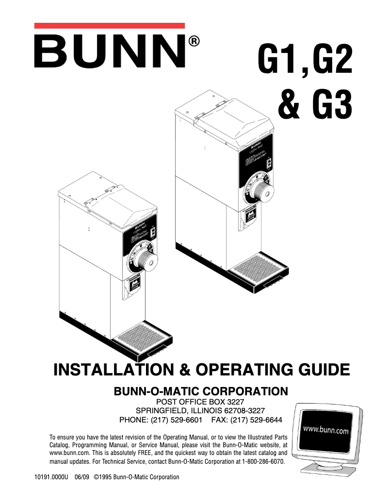 Imagen de la primera página del manual del dispositivo G1 HD