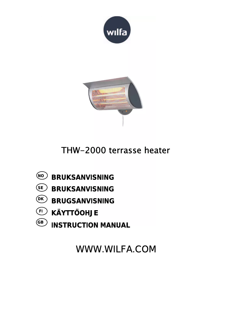 Imagen de la primera página del manual del dispositivo Sol THW-2000