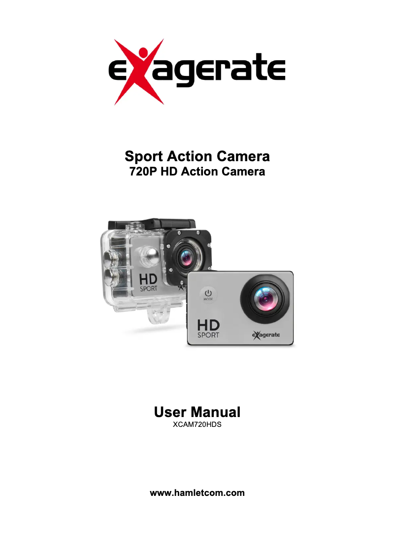 Imagen de la primera página del manual del dispositivo XCAM720HD