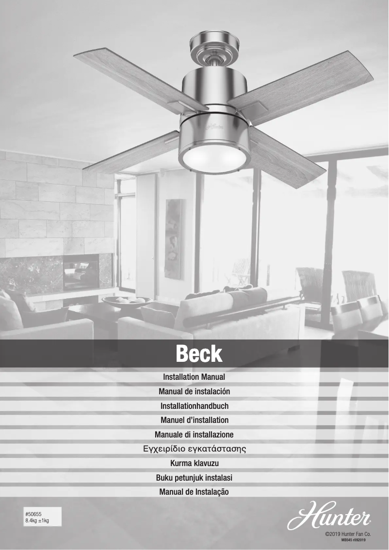 Página nº 1 - Manual de usuario Hunter Beck