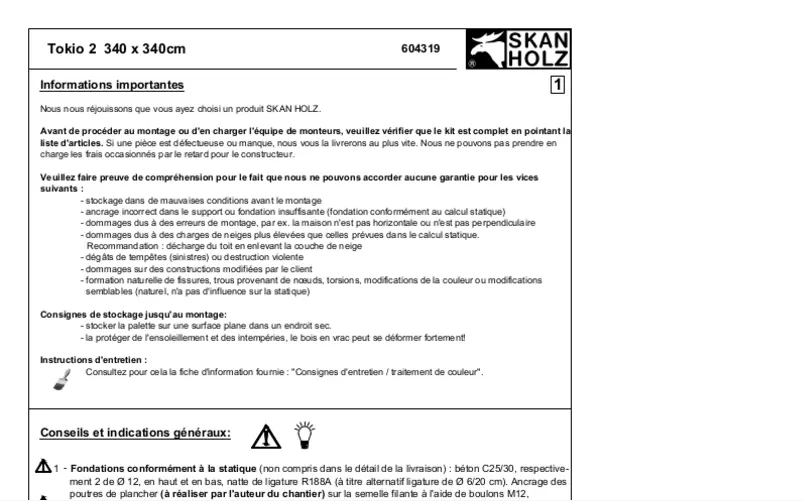 Imagen de la primera página del manual del dispositivo Tokio 2