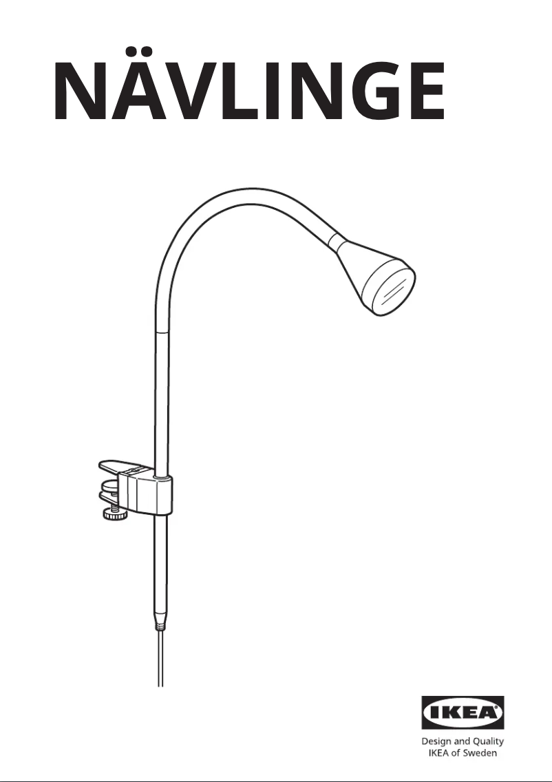 Página 1 del manual Manual de usuario Ikea NÄVLINGE 505.241.57