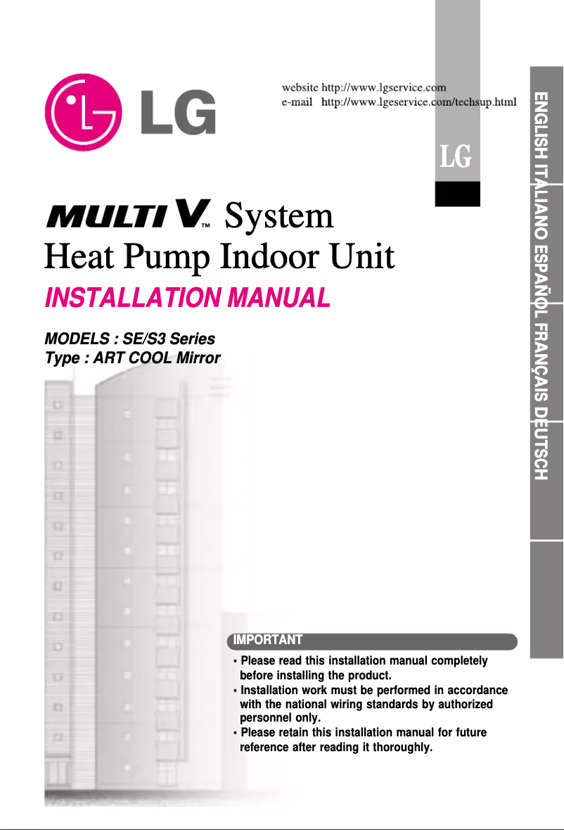 Página 1 del manual Manual de usuario LG LRNU12GSER0