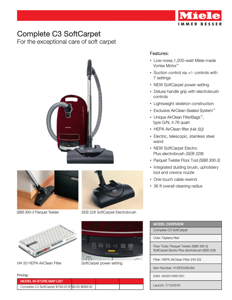 Imagen de la primera página del manual del dispositivo Complete C3 SoftCarpet