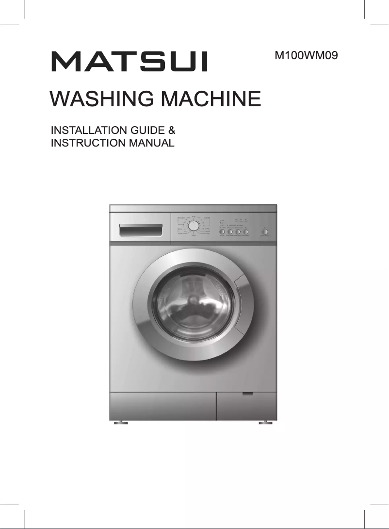 Imagen de la primera página del manual del dispositivo M100WM09