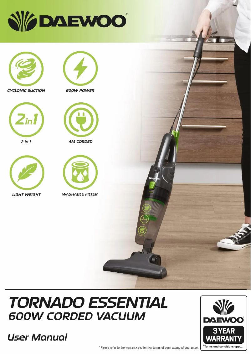 Página 1 del manual Manual de usuario Daewoo Tornado Essential FLR00003